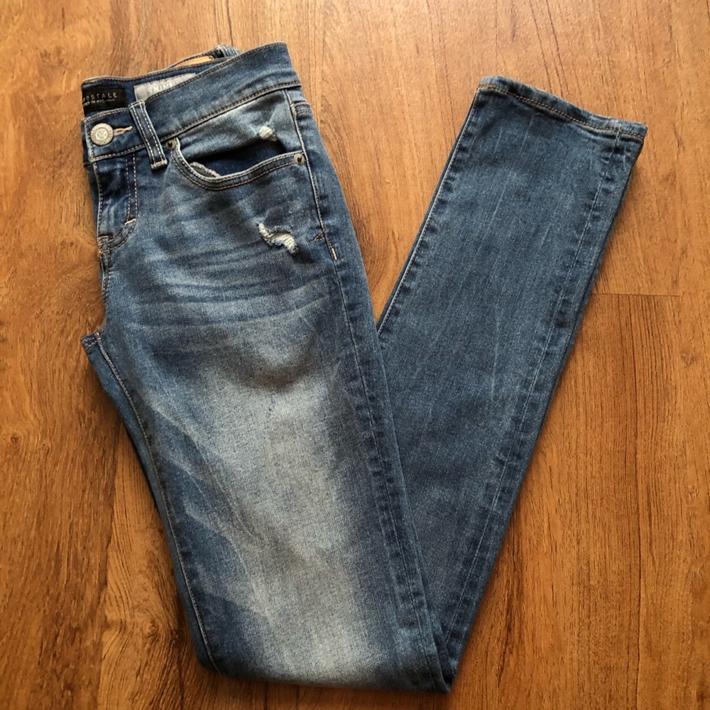 Aeropostale Low-Rise Skinny Jeans